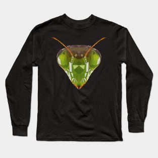 Mantis praying mantis Polygon children gift Long Sleeve T-Shirt
